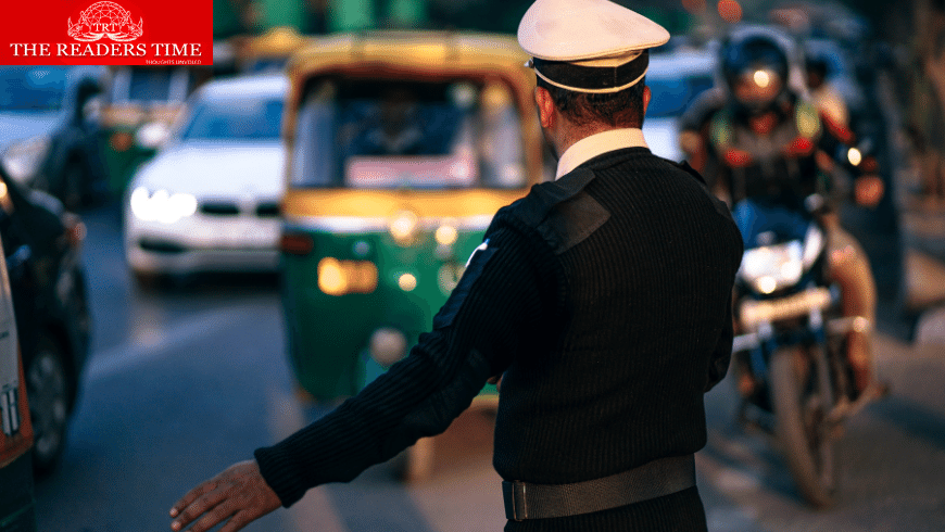 Kolkata Traffic Police launched an anti-pollution drive