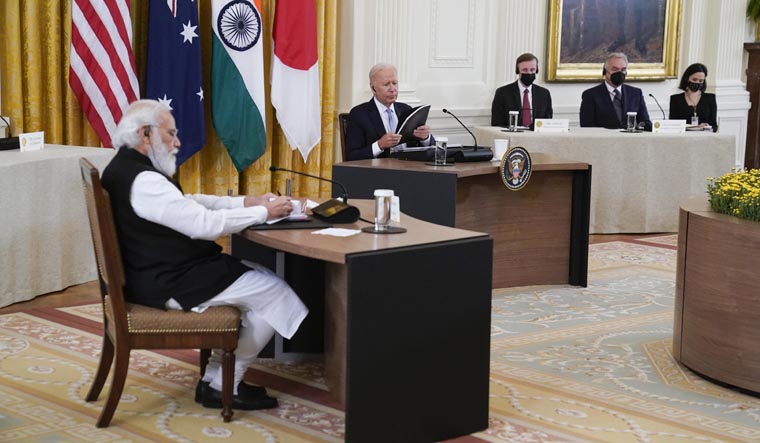 PM Narendra modi Quad Summit 2021