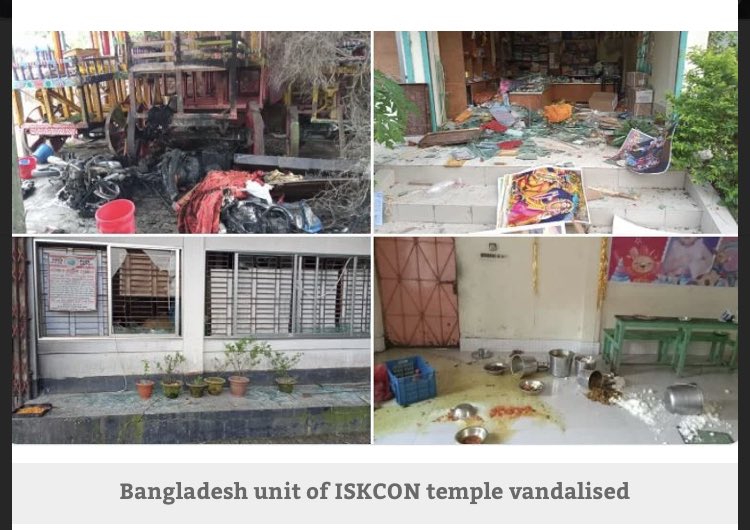 The recent attack on Hindus in Bangladesh