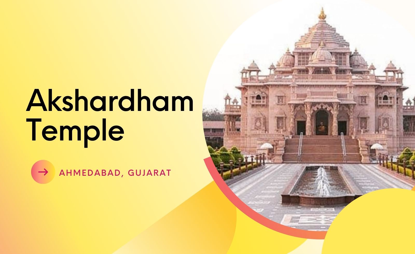 Akshardham Temple ahmedabad