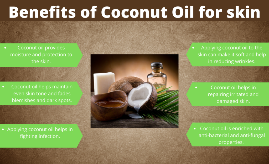 Benefits of Coconut oil for Skin