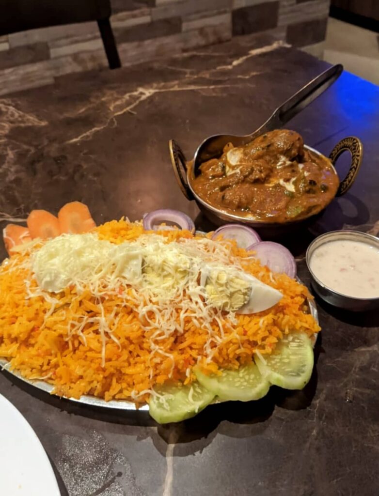 Nawab Restaurant biryani