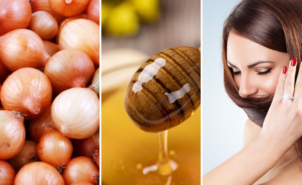 Onion and honey Hair mask