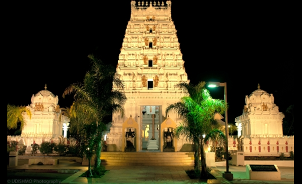 Temple night view