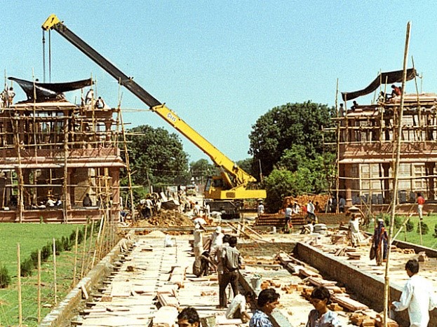 temple construction in 1991