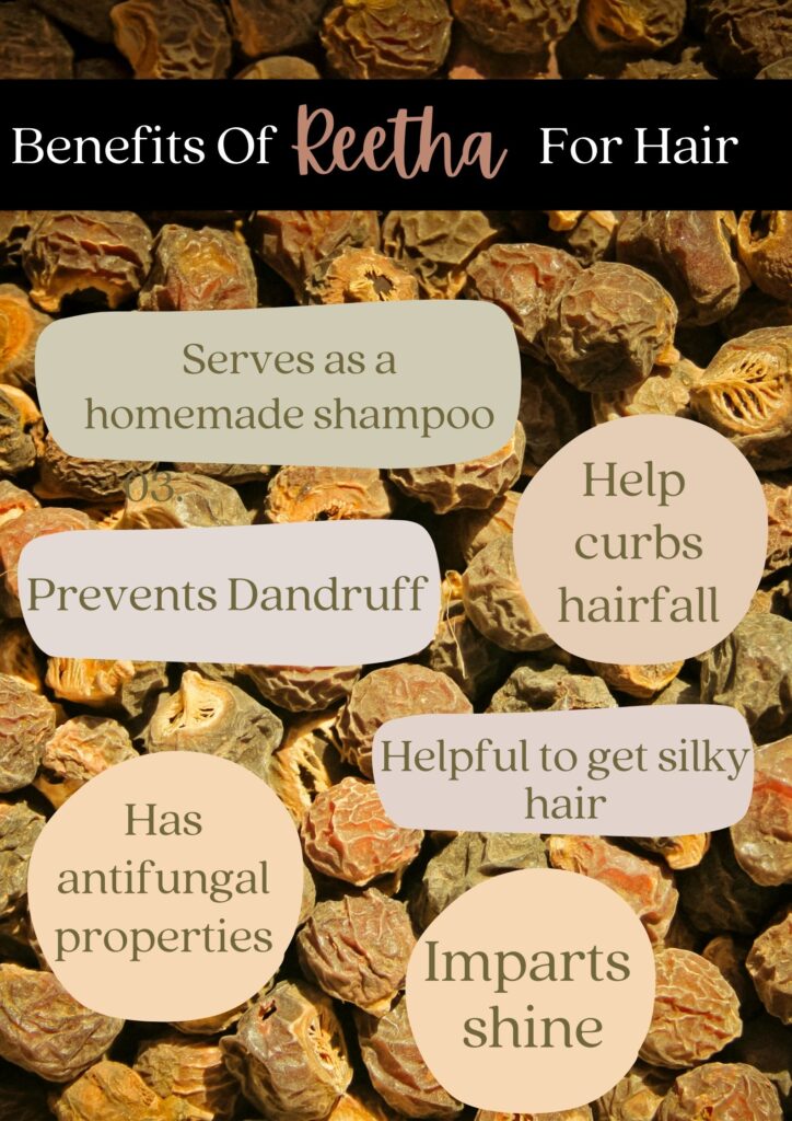 Benefits of Reetha for hair
