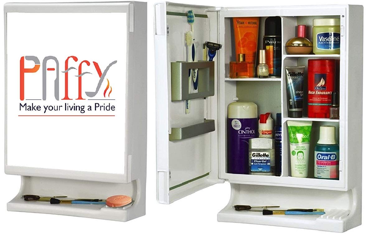 Paffy New Look Bathroom Cabinet with Mirror