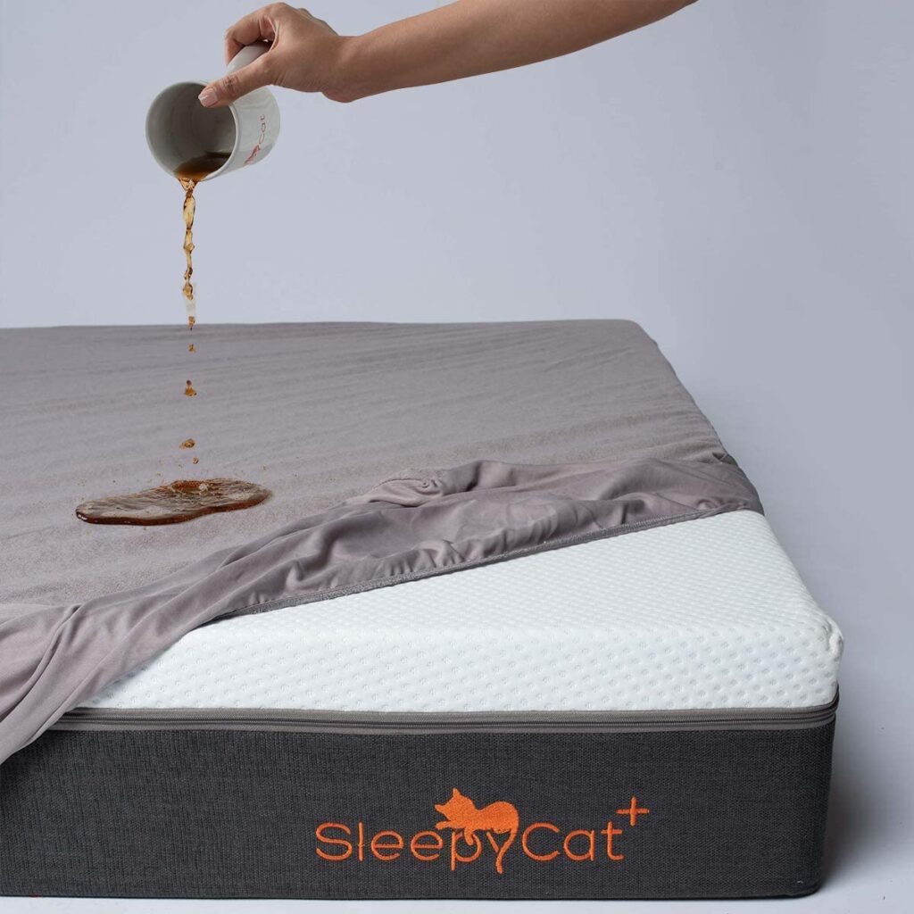 SleepyCat Water Proof Ultra Soft Terry Cotton King Size Mattress Protector 