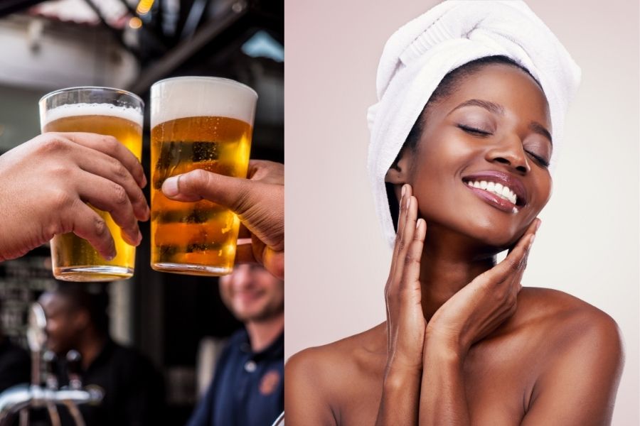 Beer benefits for skin