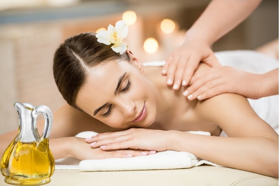 Olive oil massage
