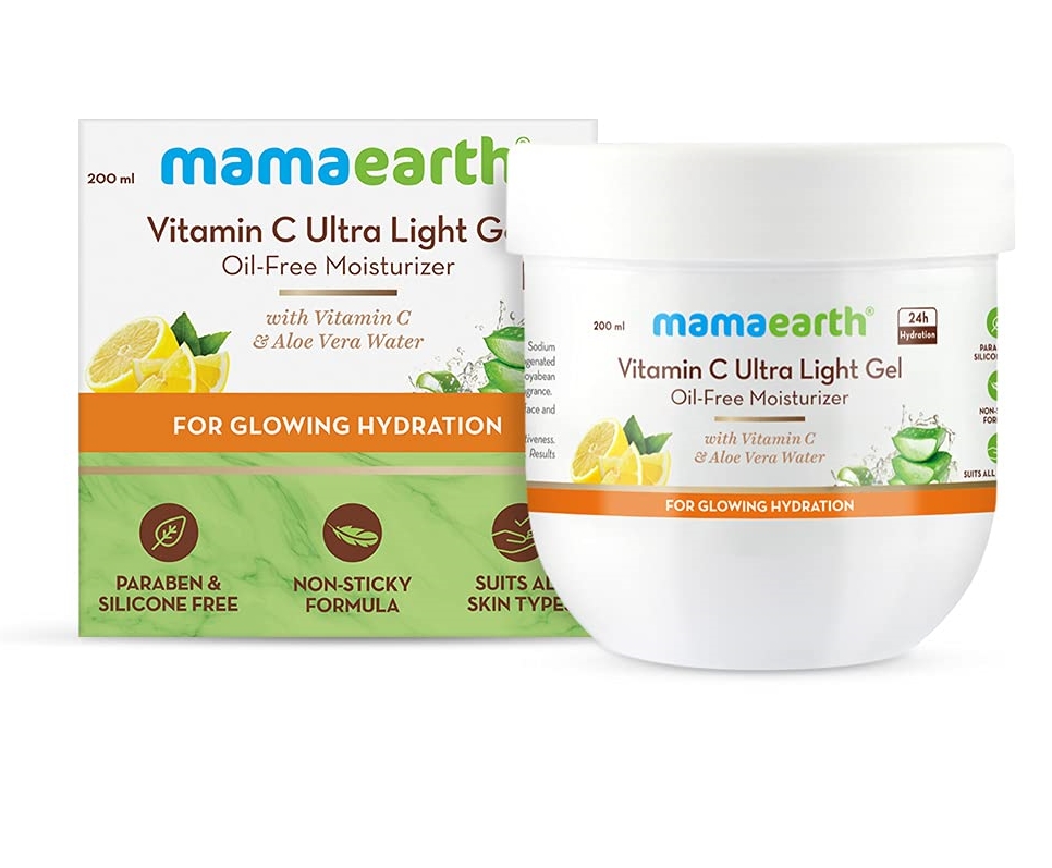 Mamaearth Vitamin C Ultra Light Gel Oil-Free Moisturizer 