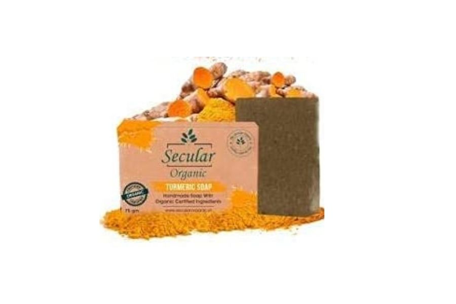 Secular Organic Turmeric Soap With Olive Oils