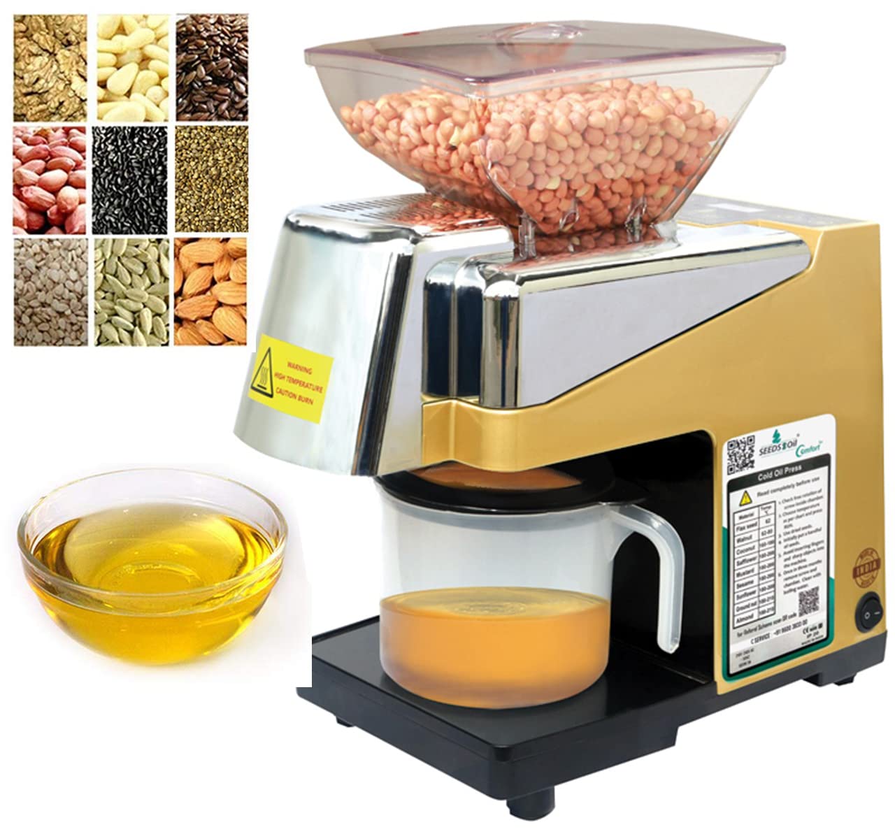 SEEDS2Oil S2O-2B Comfort Oil Extractor Machine For Home