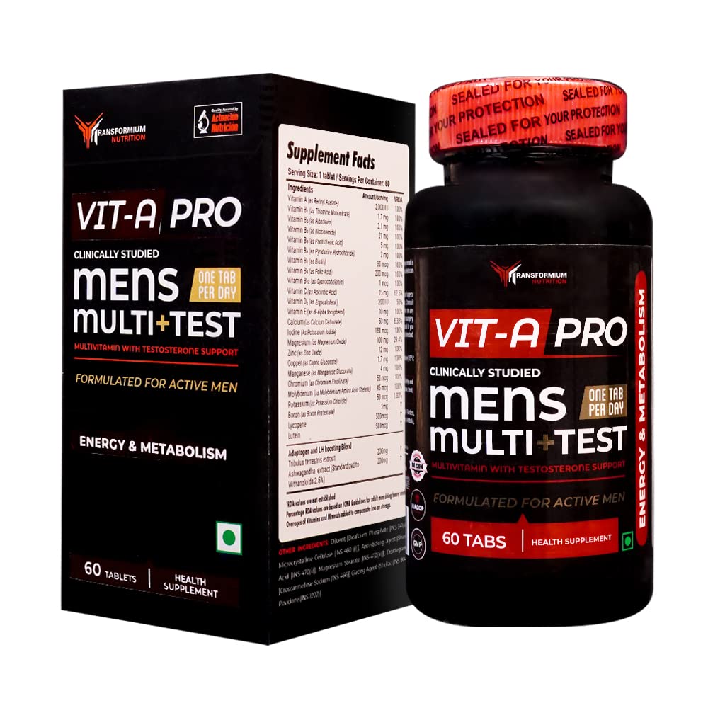 VIT-A PRO by Transformium Nutrition - Men's Daily Multivitamin Supplement