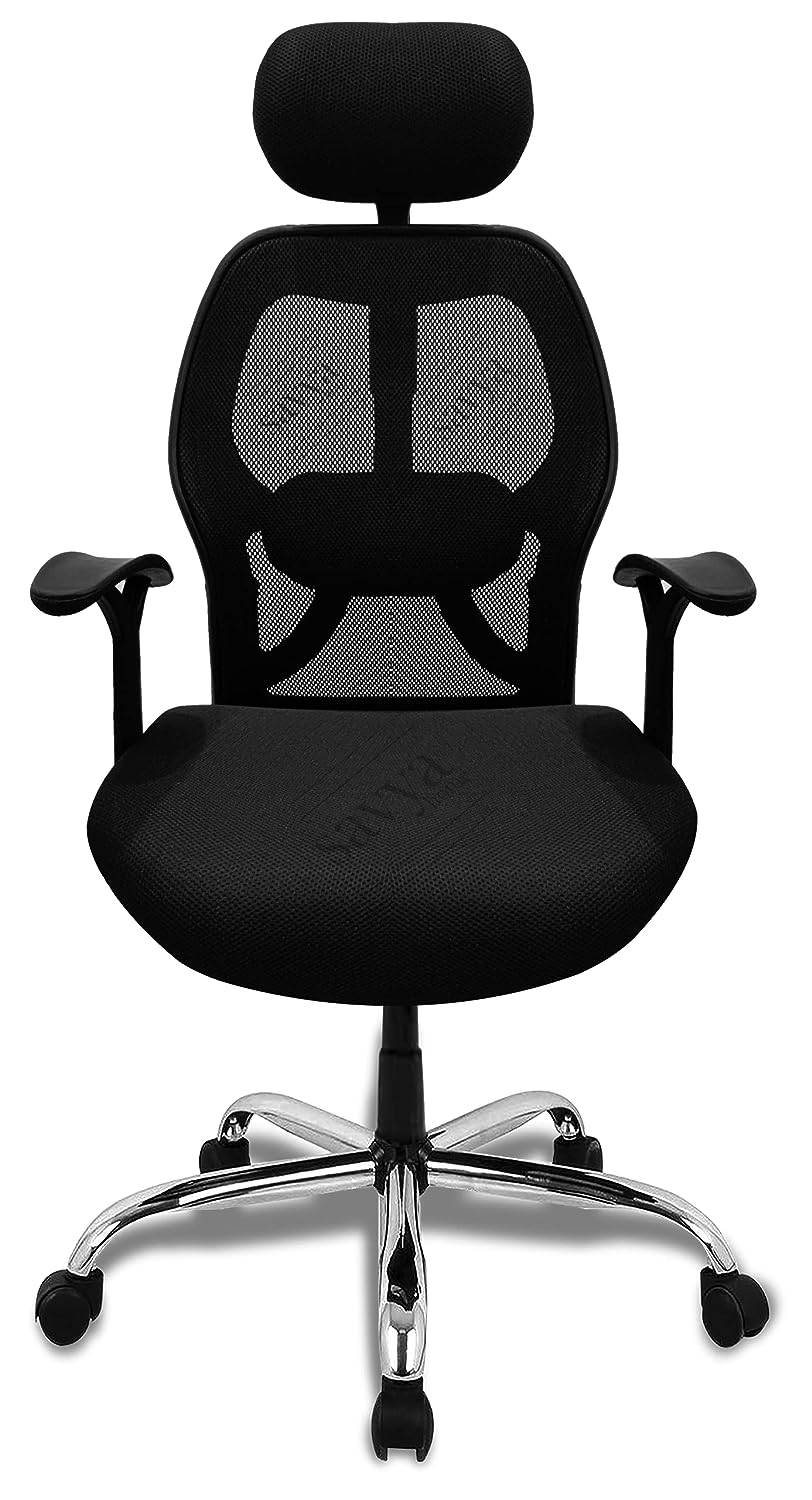 SAVYA HOME® APEX Chairs™ Apollo Chrome Base HIGH Back Office CHAIR