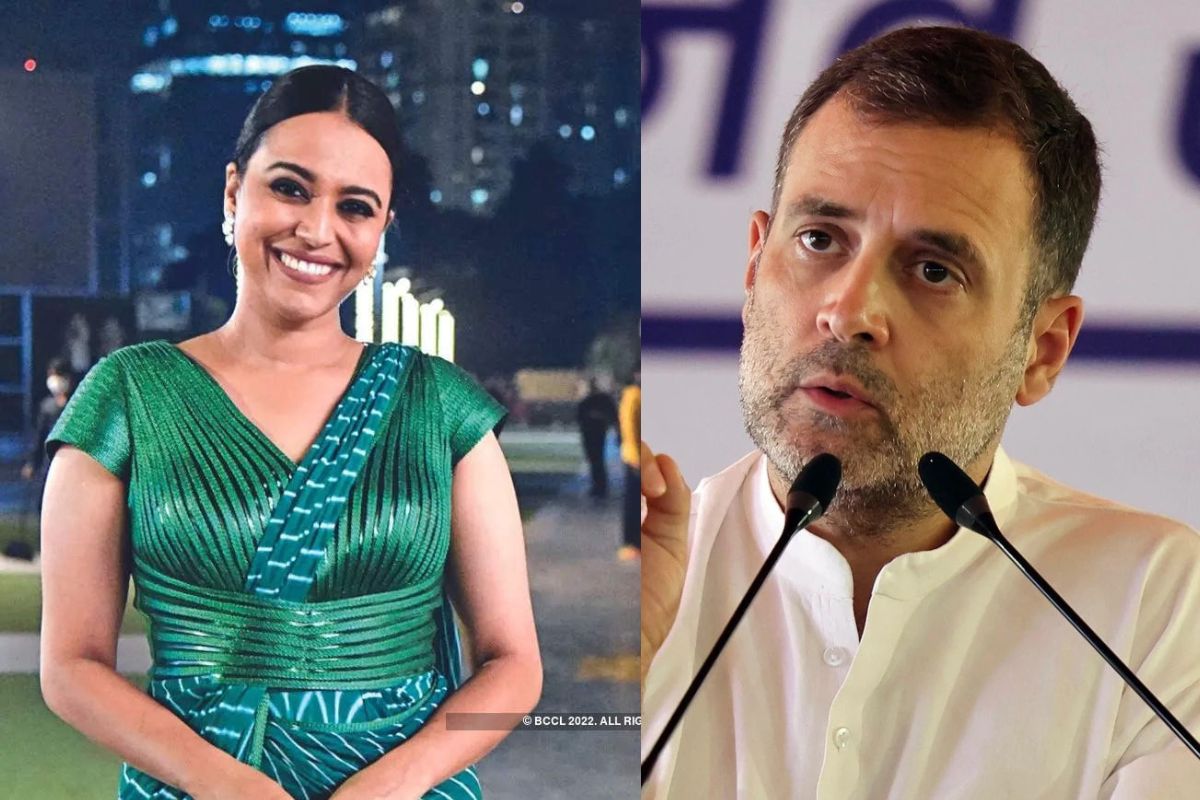 Actress Swara Bhasker compares Rahul Gandhi with Bollywood