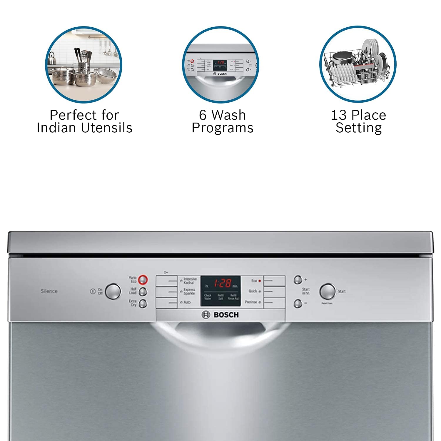 Bosch dishwasher power consumption in India