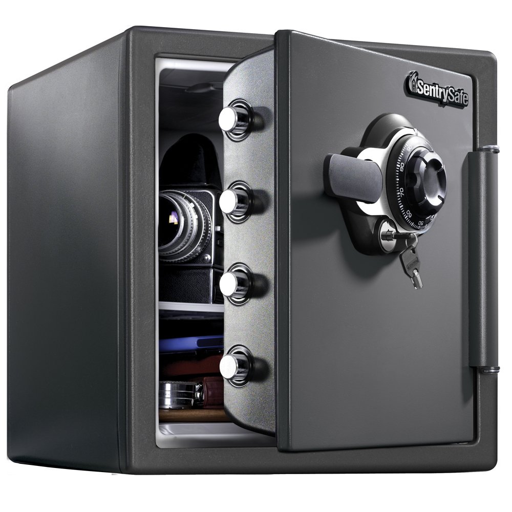SentrySafe Fireproof and Waterproof Steel Home Safe