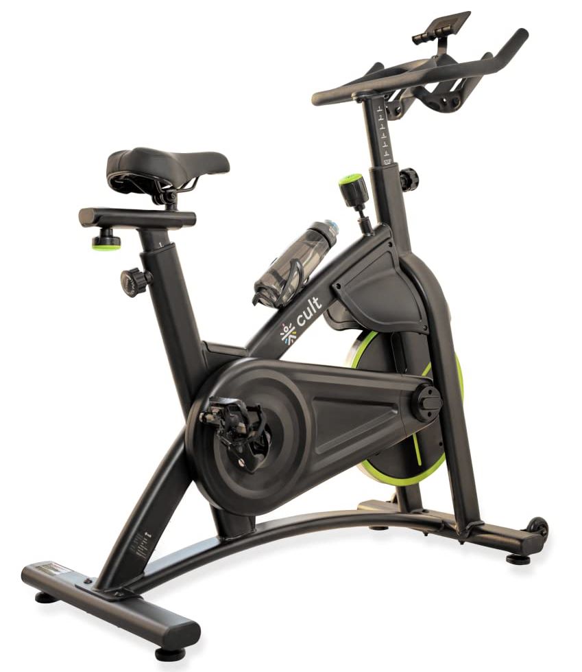 Cultsport smartBIKE C3 Bluetooth Enabled Exercise Spin Bike with Flywheel