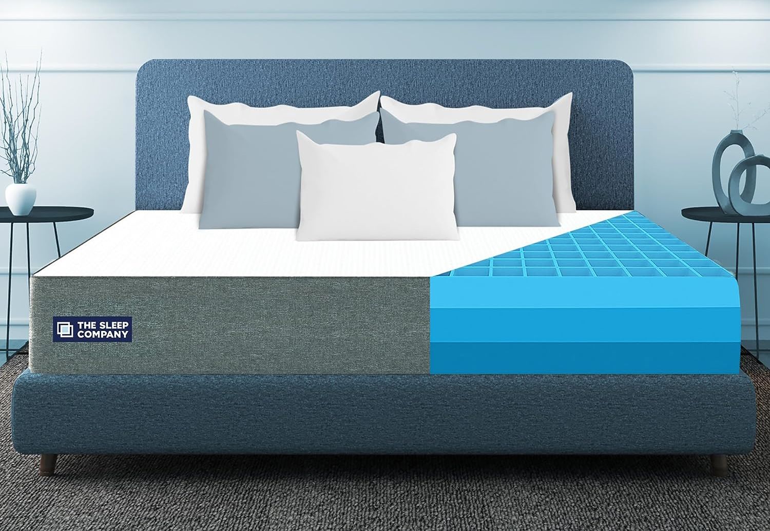 The Sleep Company SmartGRID Luxe 10 Inch King Size Soft Mattress