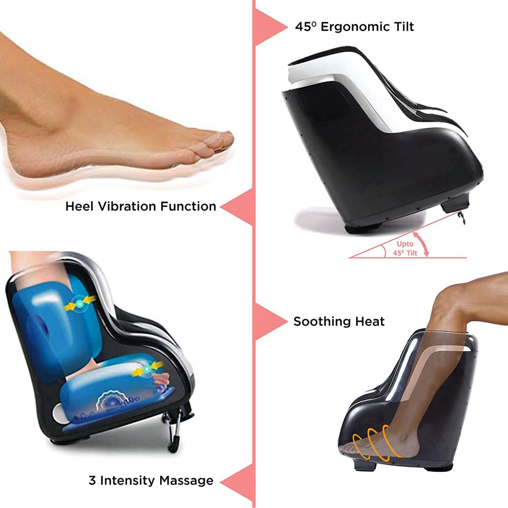 AGARO Amaze for Foot, Calf & Leg Massager with heel vibration function