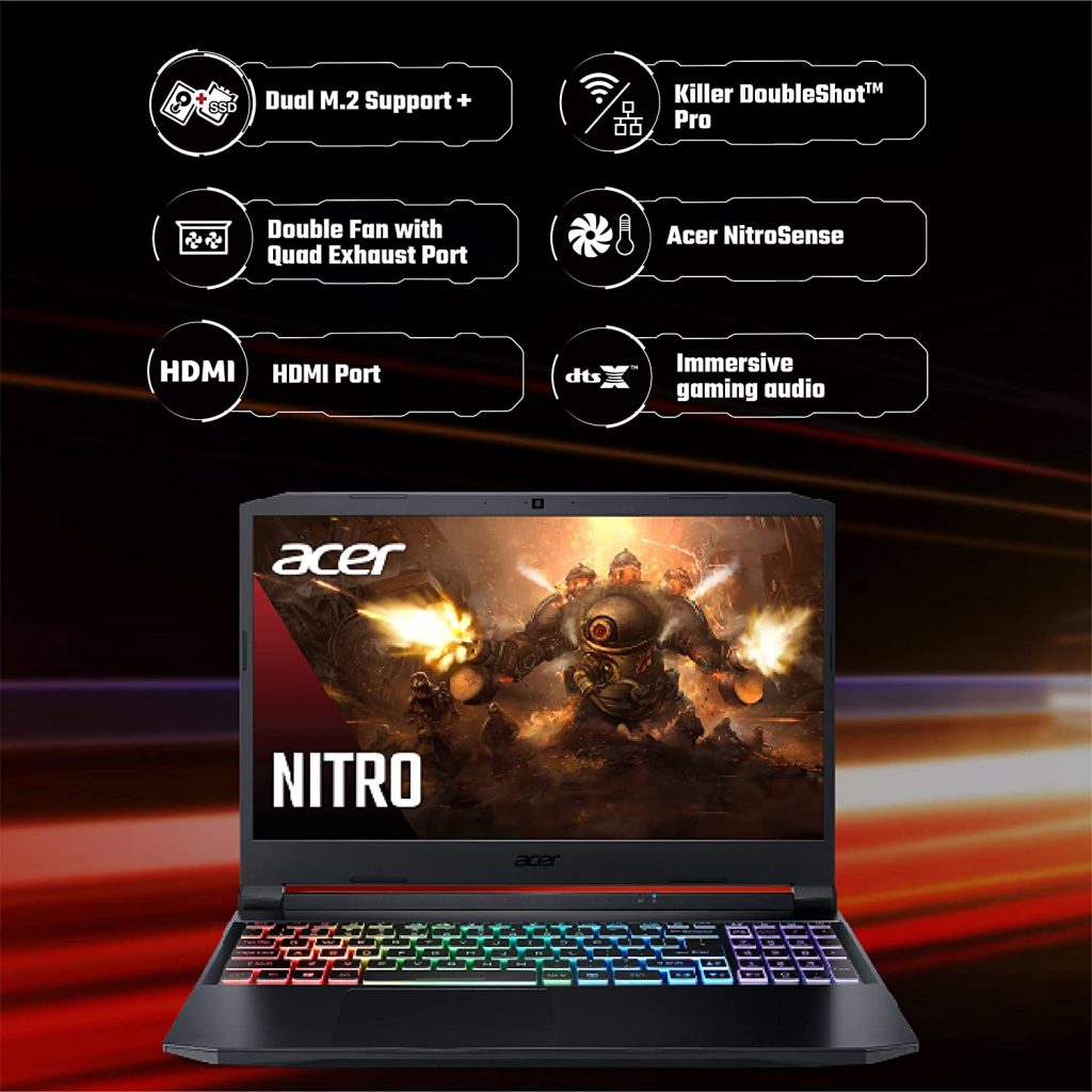 Acer Nitro 5 Gaming Laptop with 11th gen processor