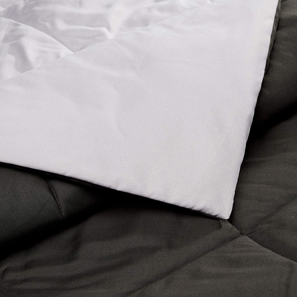 AmazonBasics Reversible Microfiber Comforter  for king size
