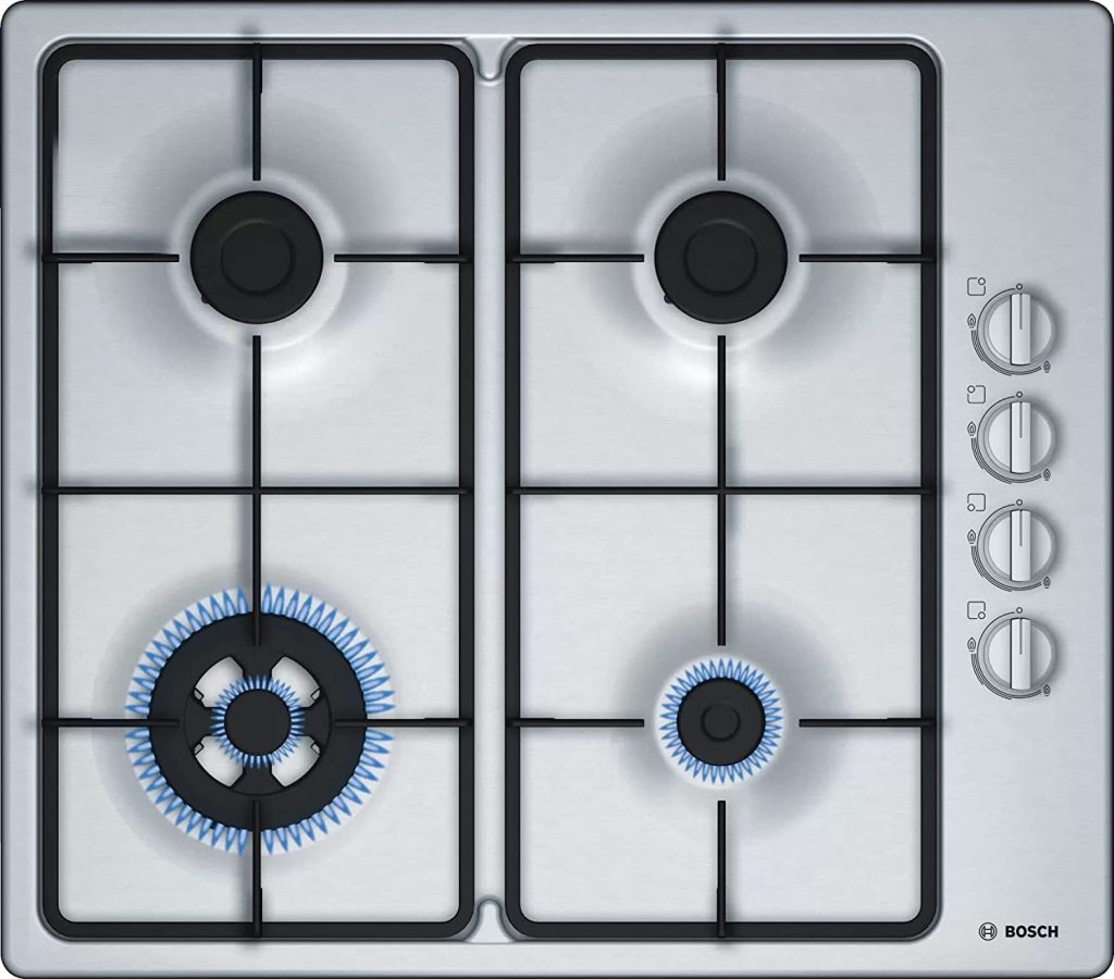 Bosch Built in Stainless Steel  with 4 burner
