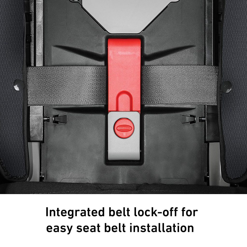 Graco 4Ever DLX 4-in-1 Convertible Car Seat integrated belt lock