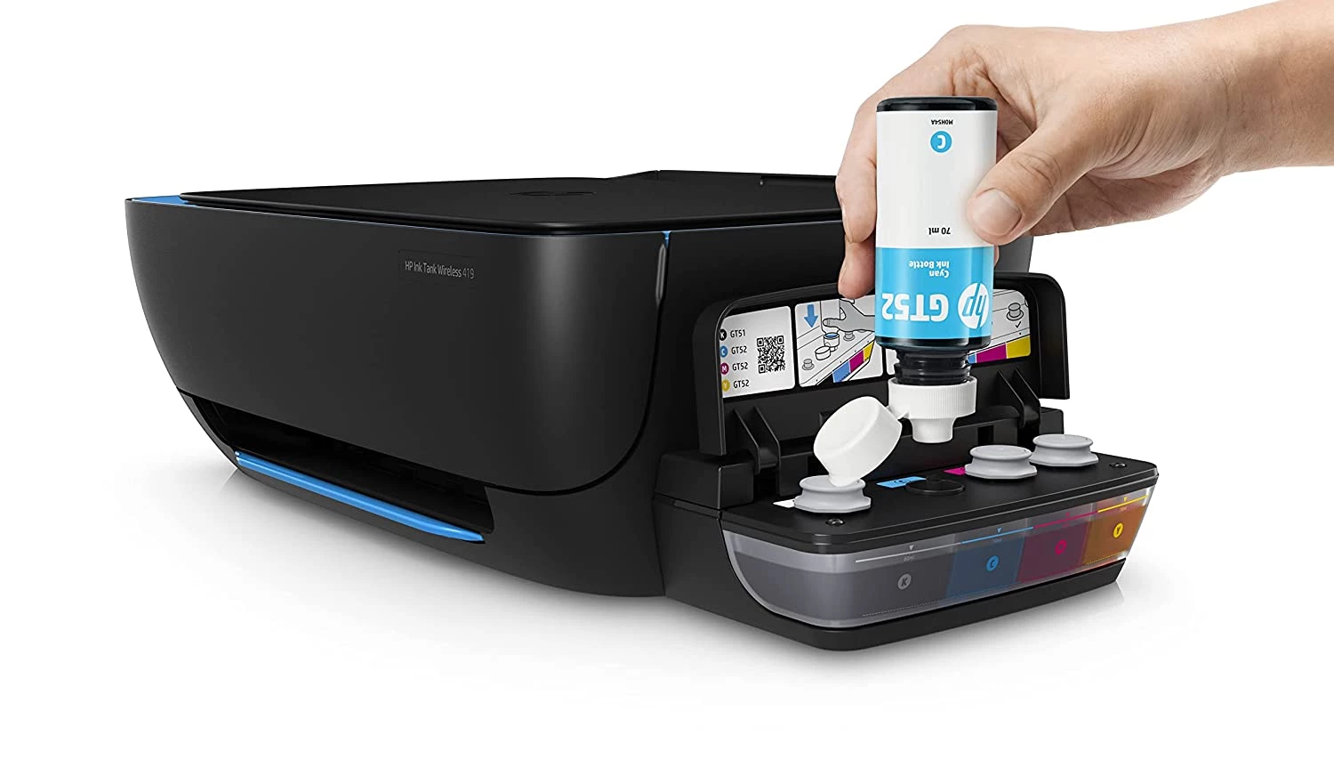 HP Ink Tank 419 Wi-Fi Borderless Print Colour Printer