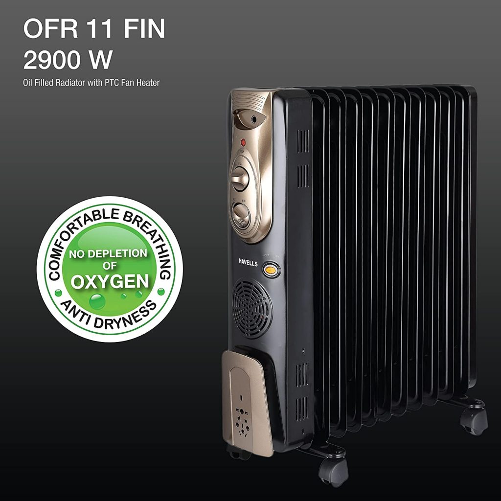 Havells OFR - 11Fin 2900-Watt PTC Fan Heater