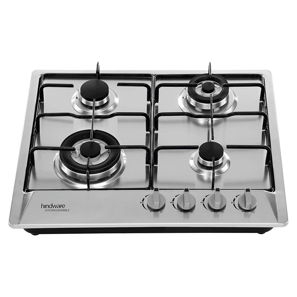 Hindware Athena Stainless steel burner gas stove