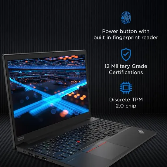 Lenovo ThinkPad E15 Intel Core i3 Laptop with power button