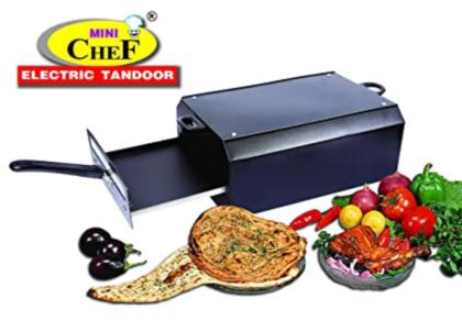 Mini Chef Electric Tandoor (Big Size) with Food Warming Top electric tandoor
