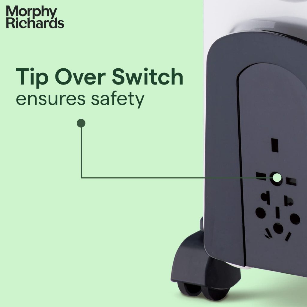 Morphy Richards OFR Room Heater tips over switch