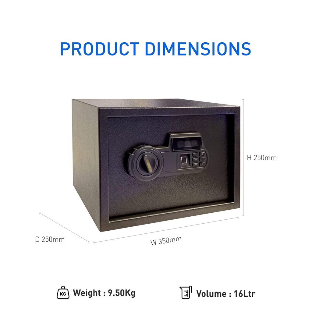 Ozone Safe Locker for Home product dimensions