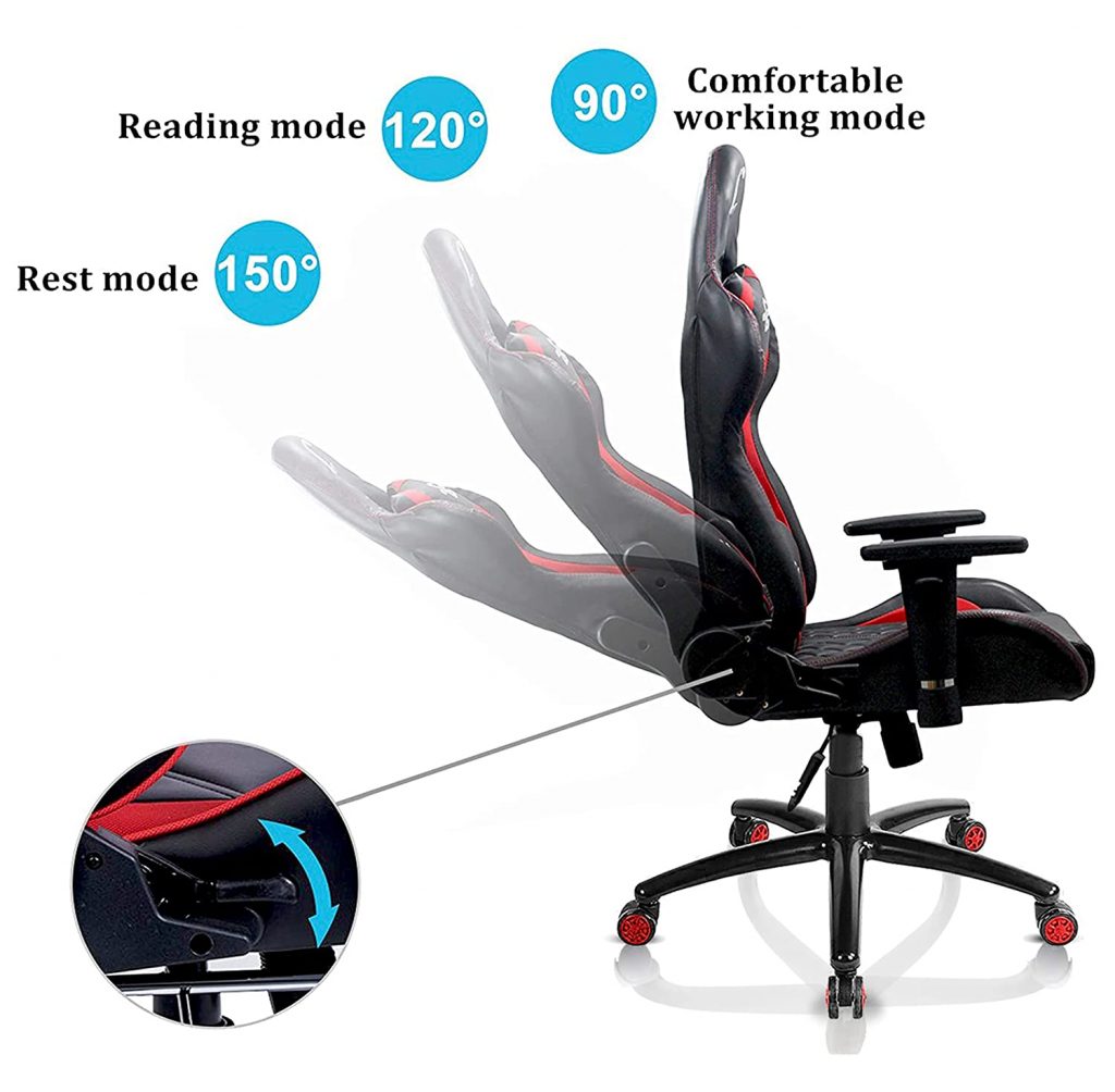 SAVYA HOME Apex Crusader XI Ergonomic Gaming Chair with rest mode of 190 degree