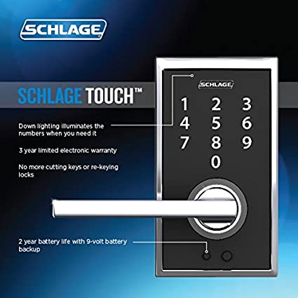 Schlage Touch Century Lock with scalagle touch