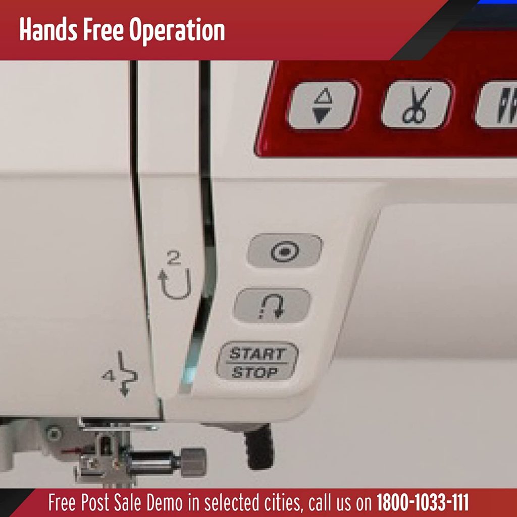 Usha Janome Dream Maker with hands free options