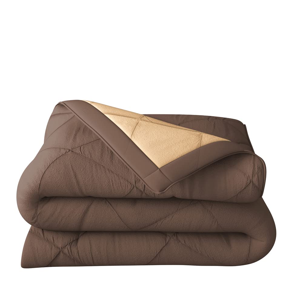 Wakefit Comforter Double Bed blanket with brown in colour