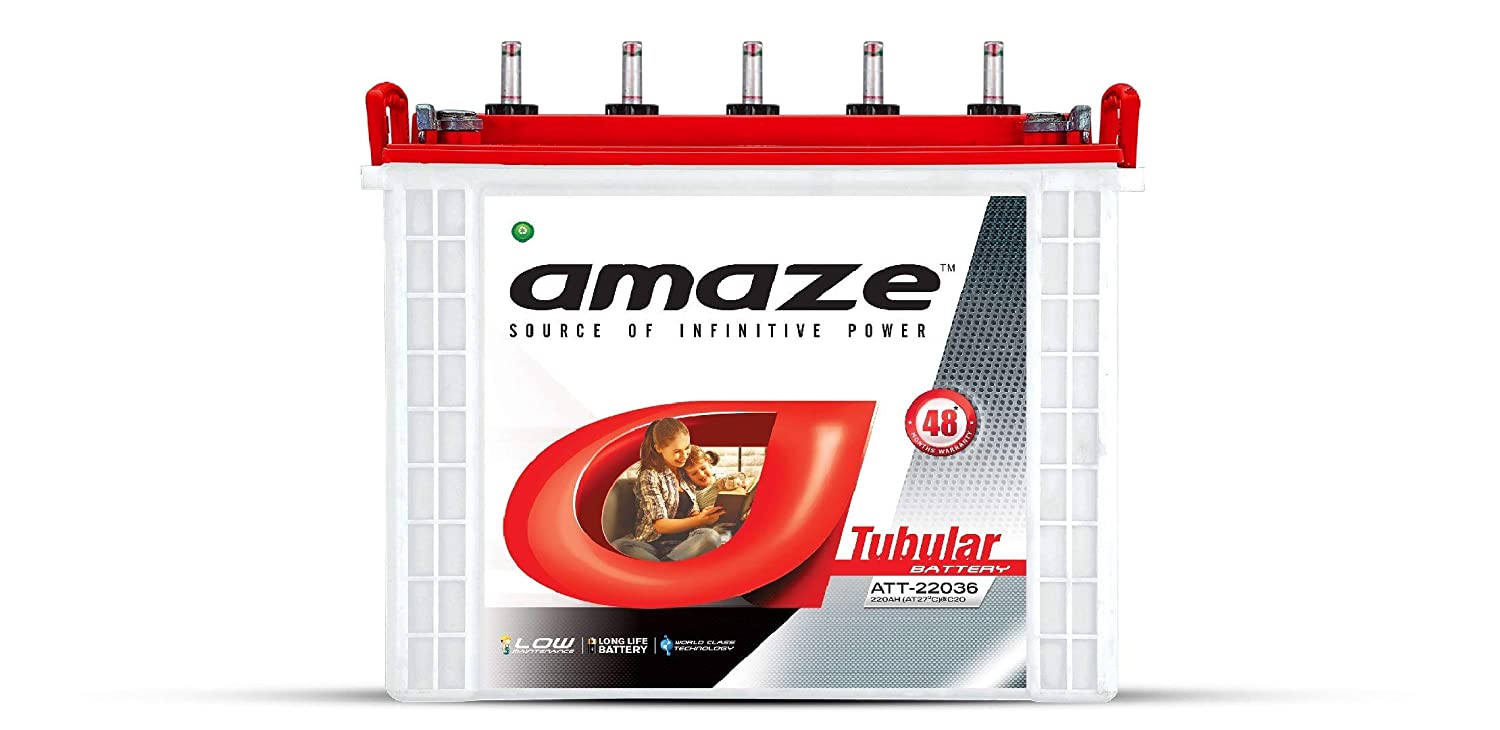 Amaze Tubular 48MW 220AH Battery