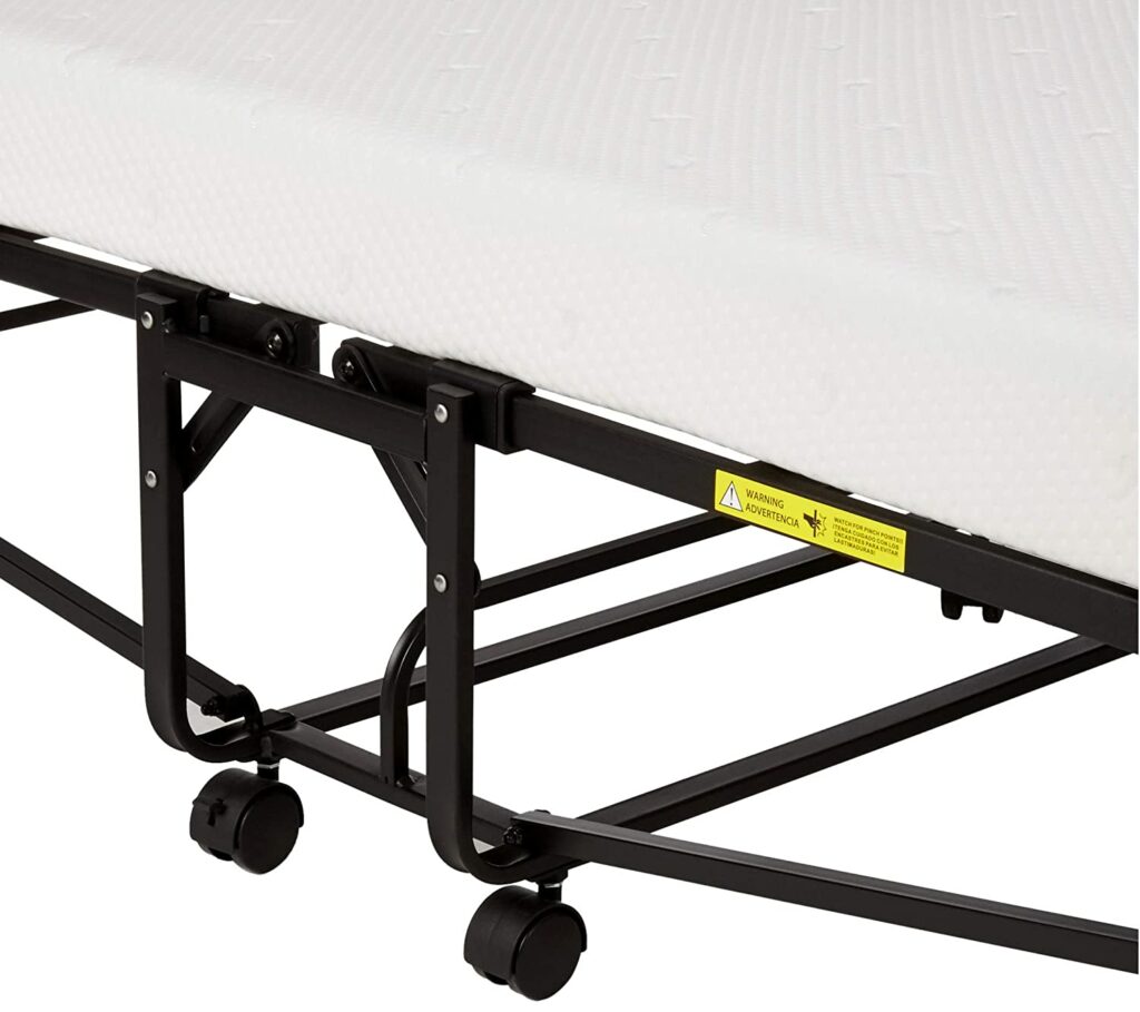 Amazon Basics Premium Rollaway Single Folding Steel Bed