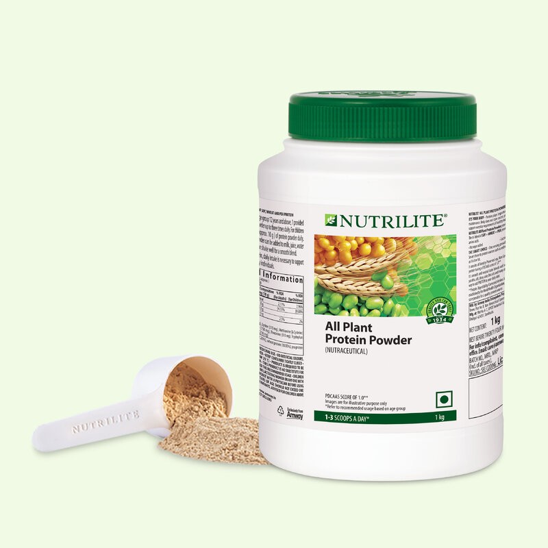 Amway NUTRILITE® All Plant Protein Powder-500gm for musscle gain