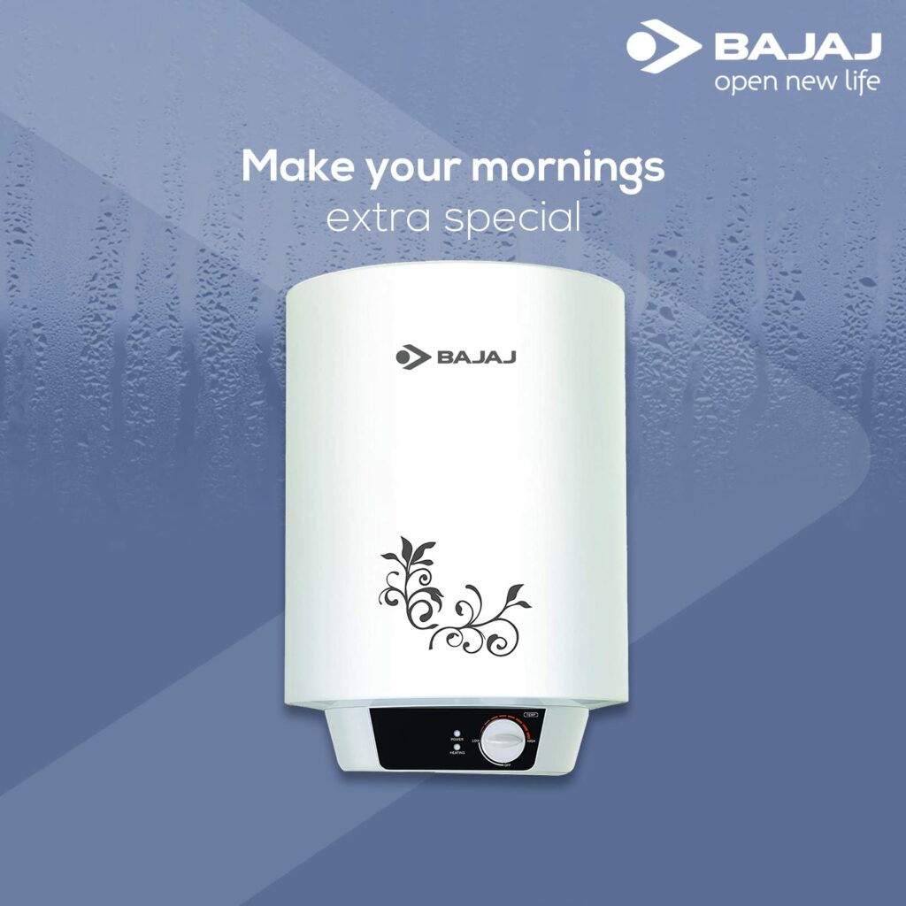 Bajaj New Shakti Neo 15L Vertical Storage Water Heater with Armour swirl flow