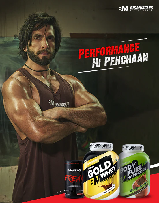 Bigmuscles Nutrition Premium Gold Whey perfomance of good muscles