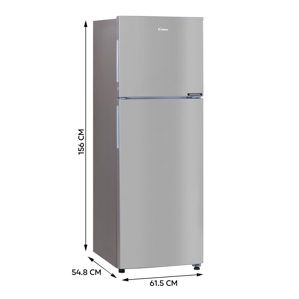Candy 258 L 2 Star Convertible Frost Free Double Door Refrigerator (CDD2582MS,