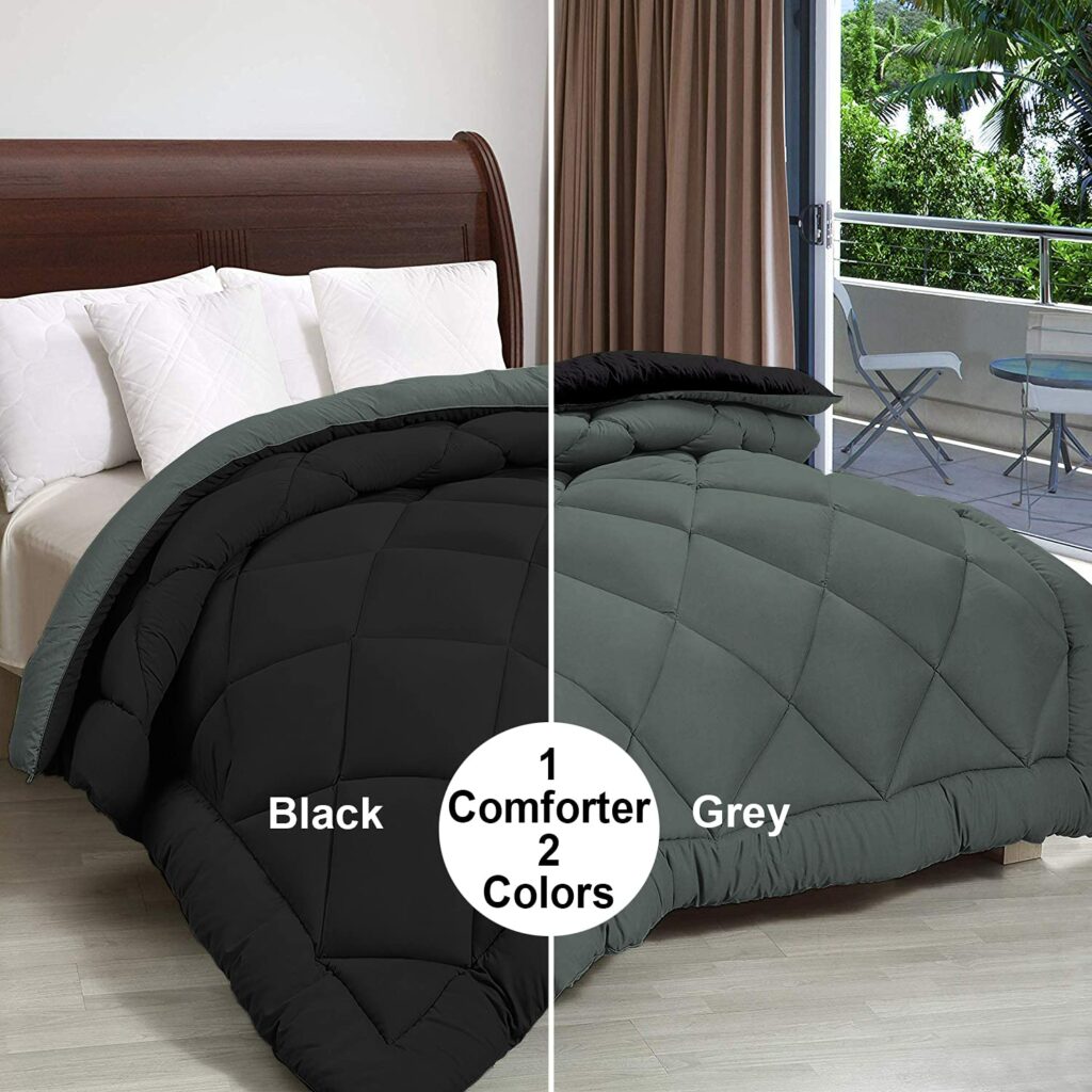 Cloth Fusion Microfiber Reversible AC Comforter blanket with two side use