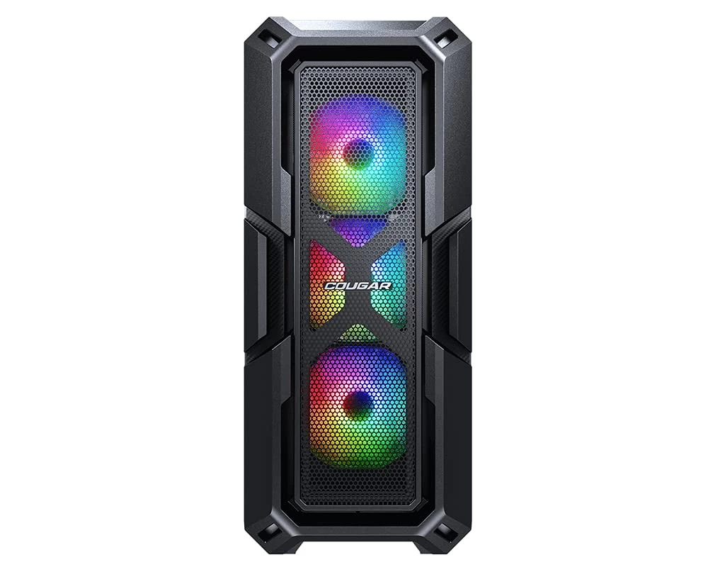 Cougar MX440 Mesh RGB Powerful Airflow and Compact Mid-Tower Case with Tempered Glass