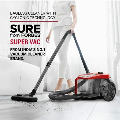 Eureka Forbes Supervac 1600 Watts Powerful Suction,bagless Vacuum Cleaner