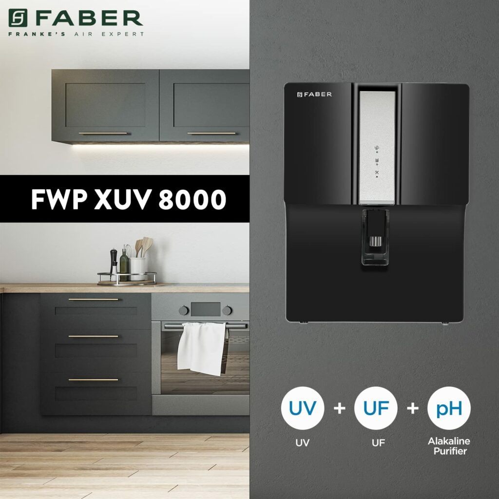 Faber 7 Liters, UV+UF+Alkaline Water purifier